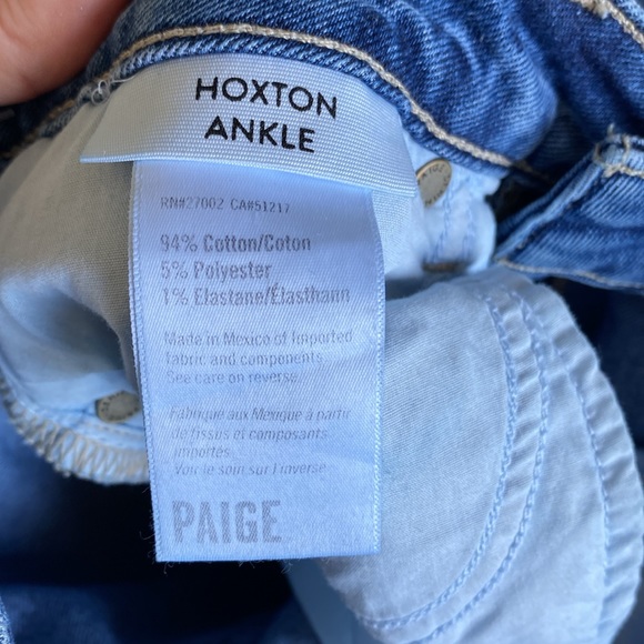 Paige Hoxton Ankle Jeans Size 28 PRICE FIRM 💥 - Picture 10 of 10